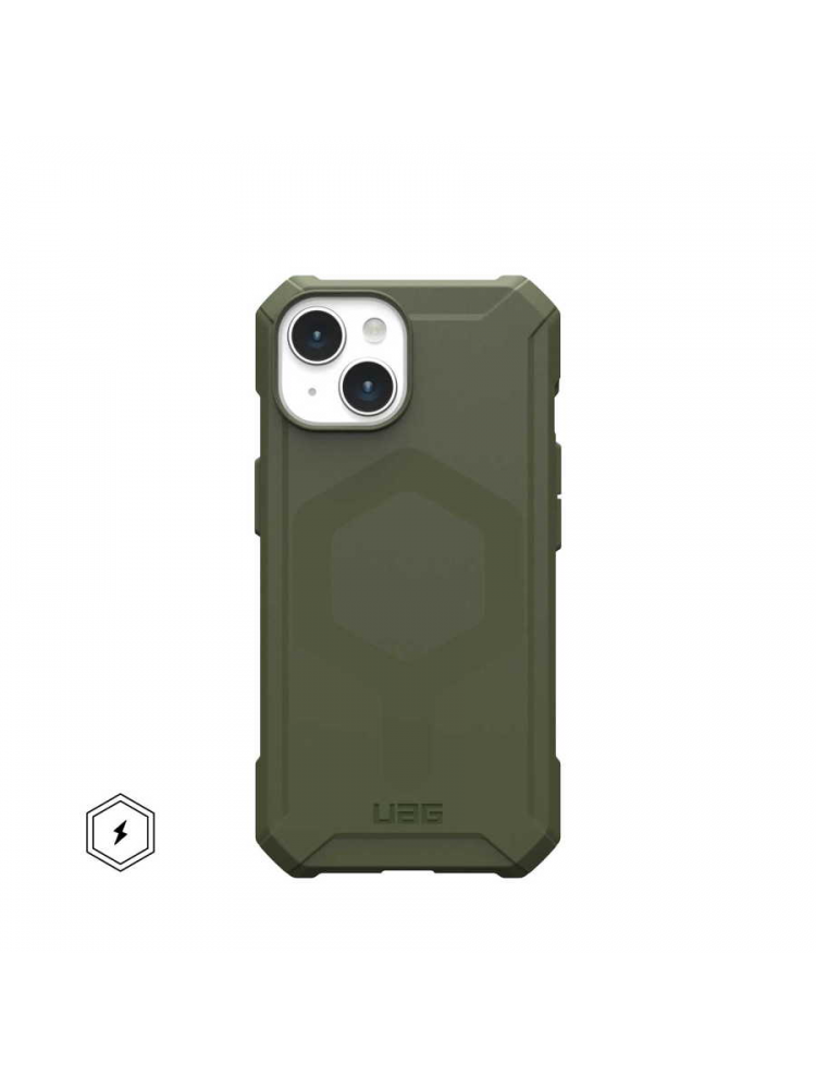 CAPA UAG ESSENTIAL ARMOUR MAGSAFE IPHONE 15 (OLIVE)