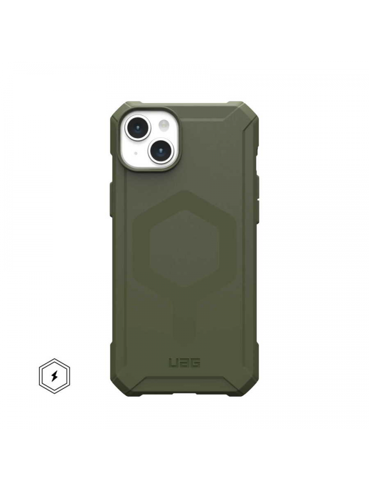 CAPA UAG ESSENTIAL ARMOUR MAGSAFE IPHONE 15 PLUS (OLIVE)