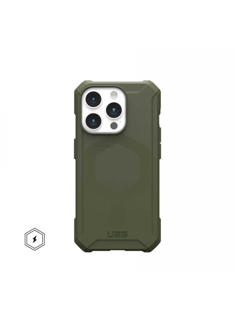 CAPA UAG ESSENTIAL ARMOUR MAGSAFE IPHONE 15 PRO (OLIVE)