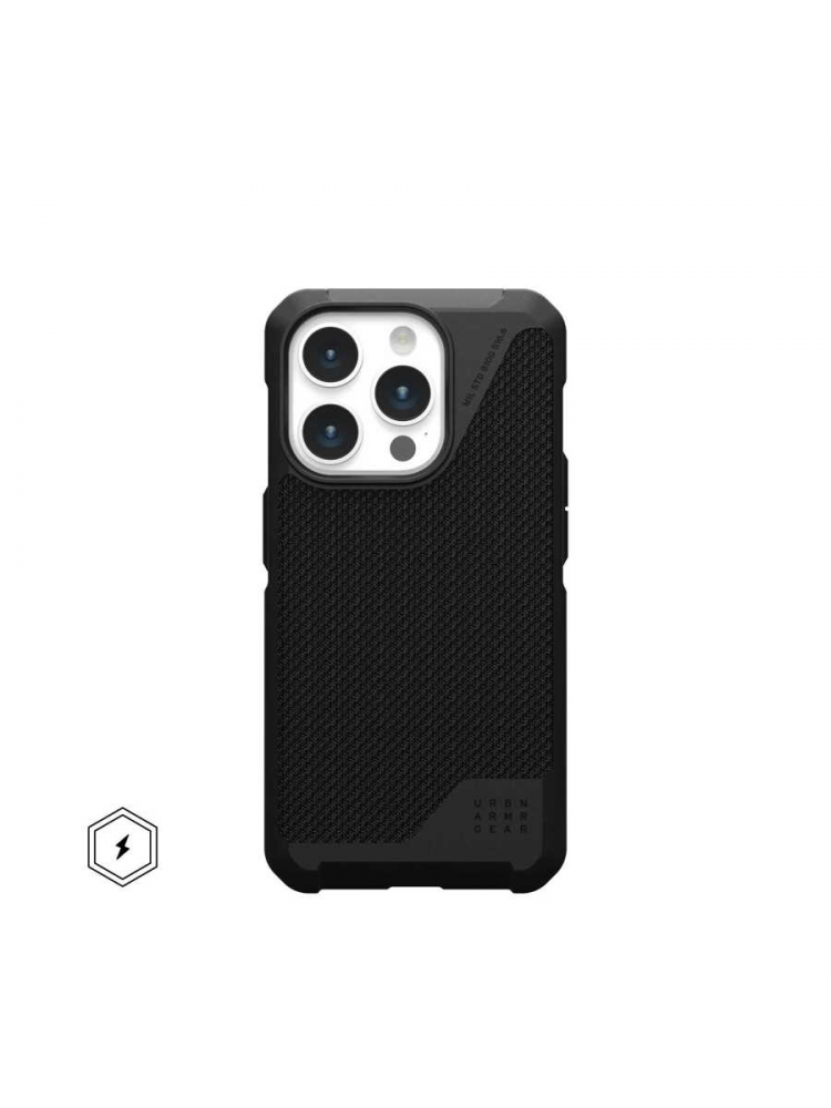 CAPA UAG METROPOLIS LT MAGSAFE IPHONE 15 PRO (KEVLAR BLACK)