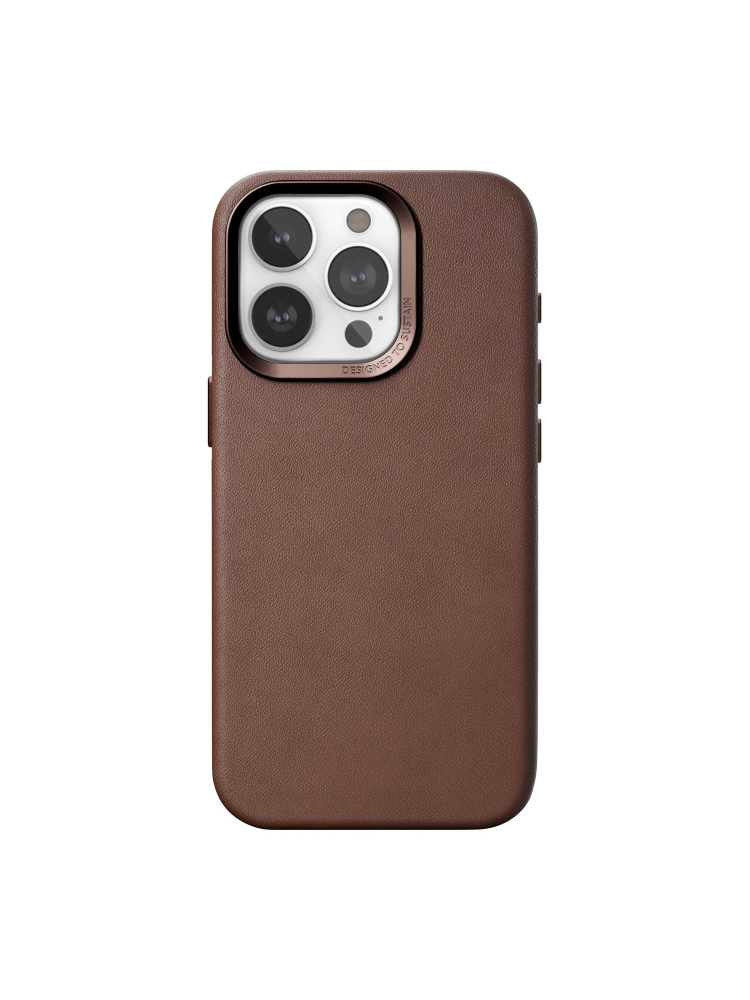 CAPA WOODCESSORIES MAGSAFE BIO LEATHER IPHONE 15 PRO MAX (BRW)