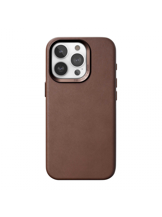 CAPA WOODCESSORIES MAGSAFE BIO LEATHER IPHONE 15 PRO (BROWN)