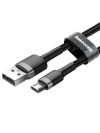 CABO BASEUS USB CAFULE PARA MICRO 2A 3M GRAY+BLACK