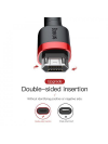 CABO BASEUS USB CAFULE PARA MICRO 2.4A 1M RED+RED