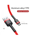 CABO BASEUS USB CAFULE PARA MICRO 2.4A 1M RED+RED