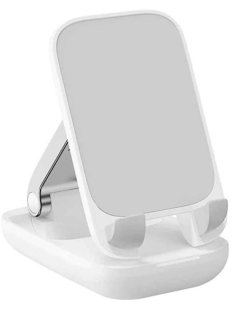 SUPORTE SMARTPHONE BASEUS AJUSTÁVEL SEASHELL SERIES MOON BRANCO