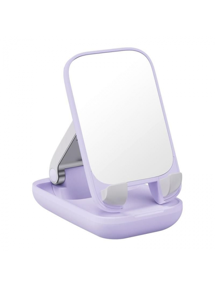 SUPORTE SMARTPHONE BASEUS AJUSTÁVEL SEASHELL SERIES (C- ESPELHO) NEBULA ROXO