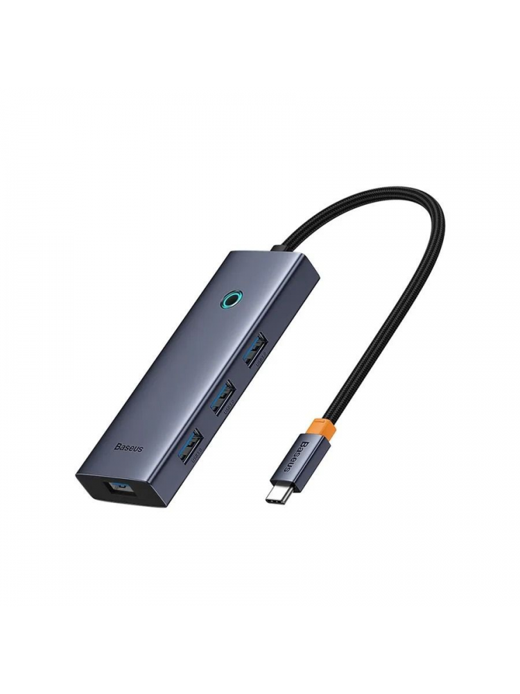 HUB BASEUS USB ULTRAJOY 5IN1 5-PORTAS (1XHDMI 4K@30HZ + 4XUSB 3.0) CINZA