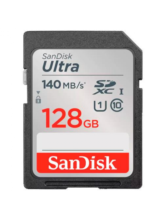 CARTÃO SANDISK ULTRA SDXC 128GB 140MB-S