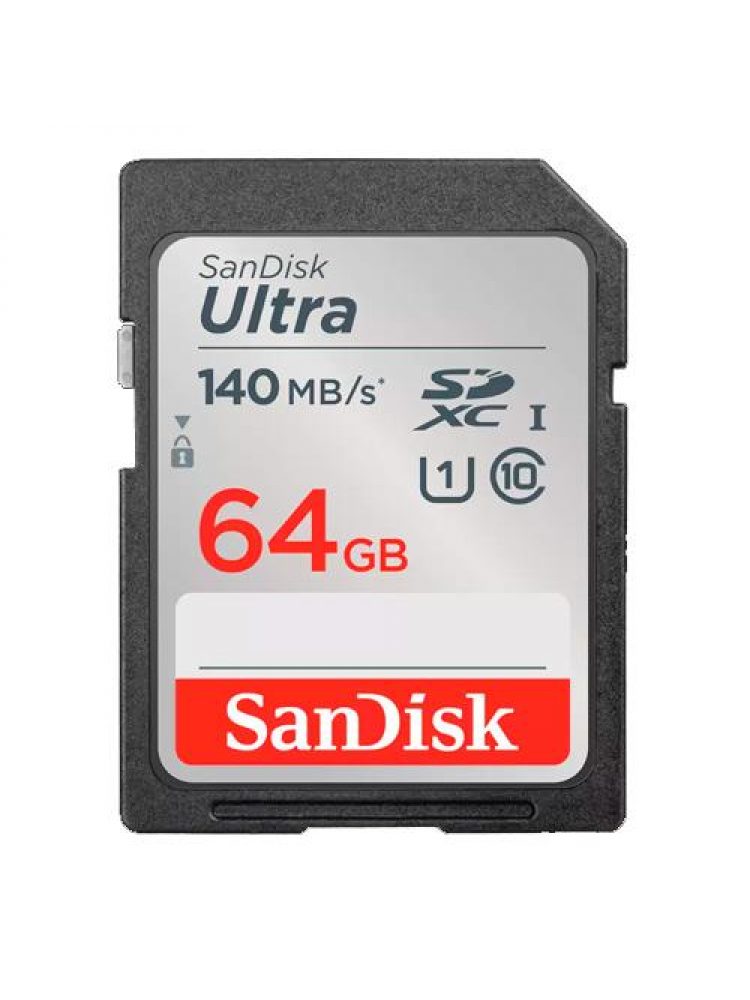 CARTÃO SANDISK ULTRA SDXC 64GB 140MB-S