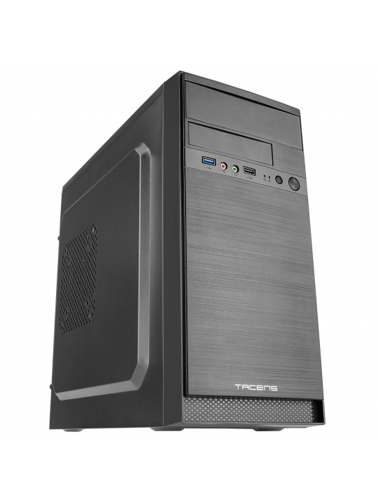 CAIXA TACENS ANIMA AC4 MINI TOWER, MICRO ATX, BRUSHED ALUMINUM, USB 3.0, 3X SSD-HDD, UP TO 3 FANS
