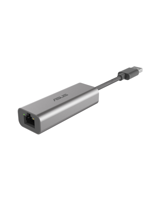 ADAPTADOR ASUS REDE USB-C2500, USB TYPE-A PARA 2.5G BASE-T ETHERNET RJ45