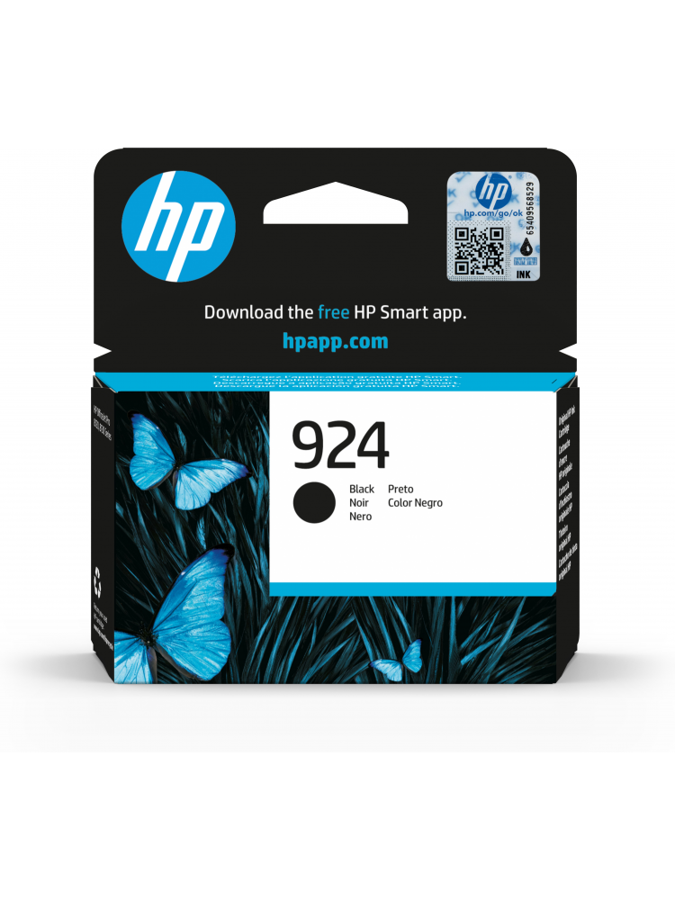 TINTEIRO HP 924 BLACK ORIGINAL INK CARTRIDGE