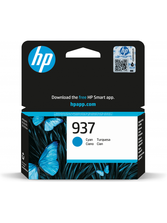 TINTEIRO HP 937 CYAN ORIGINAL INK CARTRIDGE