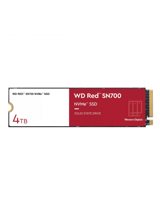 DISCO SSD M.2 PCIE 3.0 NVME WD 4TB RED SN700-3400R-3100W-550K-520K IOPS