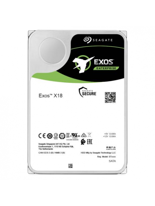 DISCO 3.5 16TB SEAGATE EXOS X18 256MB SATA 6GB-S 72RP