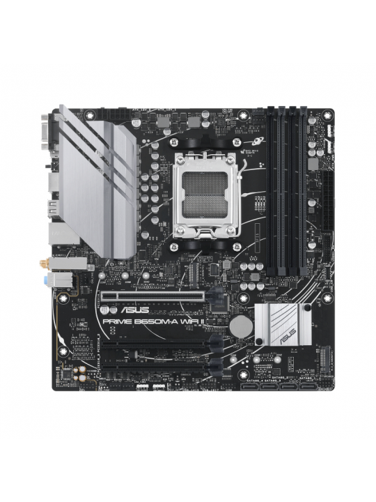 MOTHERBOARD ASUS AMD B650 PRIME B650M-A WIFI II SKT AM5 4XDDR5 VGA-HDMI-DP MATX