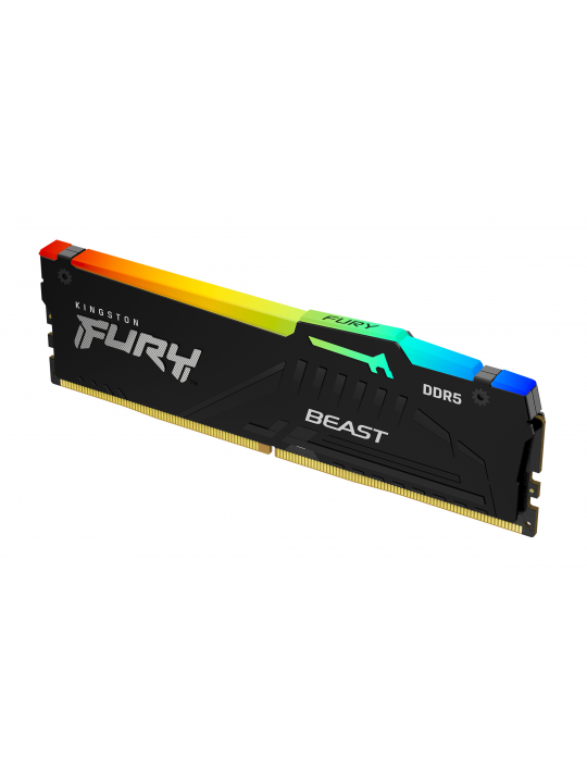 MEMÓRIA DIMM KINGSTON 32GB DDR5 5600MT-S CL36 FURY BEAST RGB EXPO