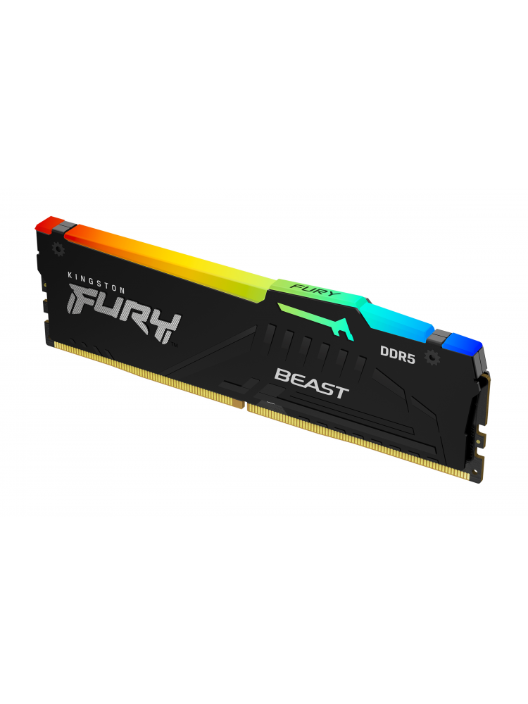 MEMÓRIA DIMM KINGSTON 32GB DDR5 5600MT-S CL36 FURY BEAST RGB EXPO
