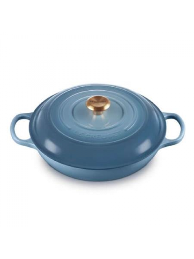 LE CREUSET CAÇAROLA RASA SIGNATURE 30CM CHAMBRAY 21180304344441