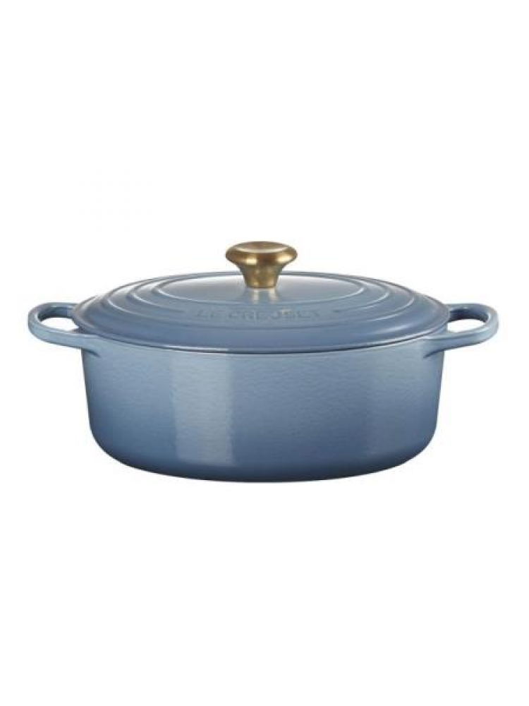 LE CREUSET COCOTTE OVAL SIGNATURE 27CM CHAMBRAY 21178274344441