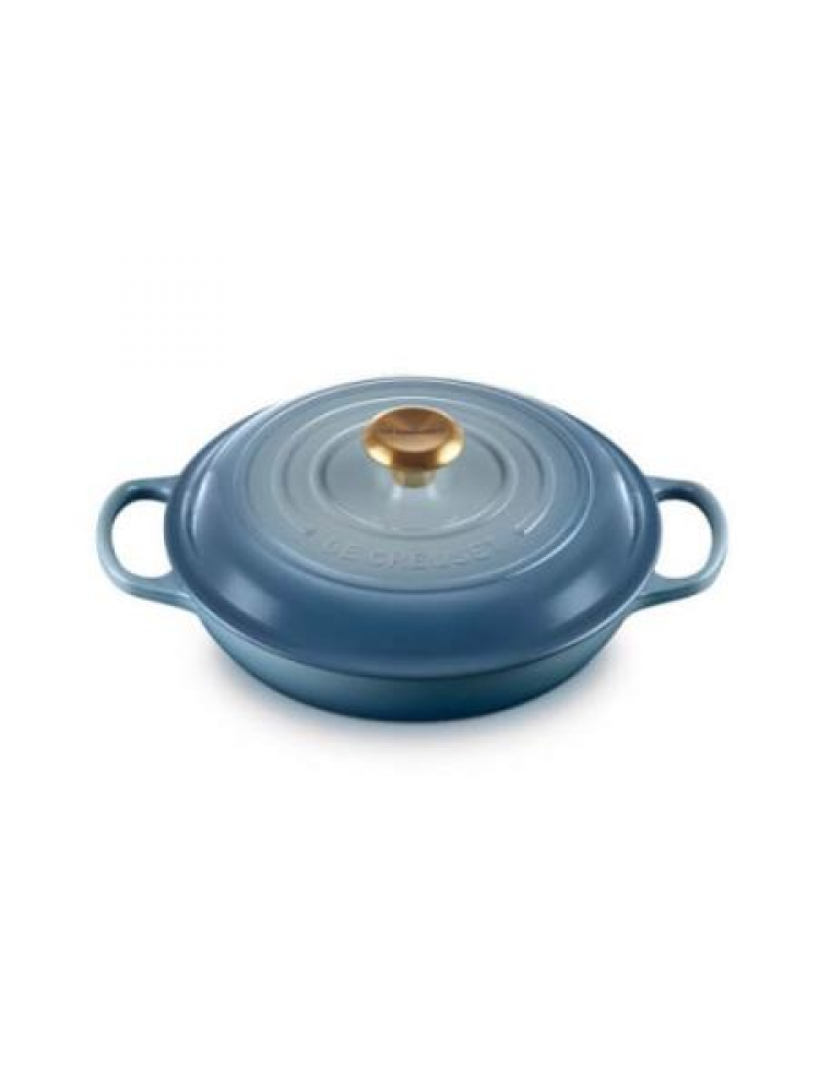 LE CREUSET CAÇAROLA RASA SIGNATURE 26CM CHAMBRAY 21180264344441