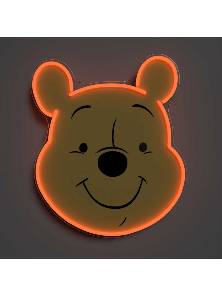 PAINEL DE LUZ YELLOWPOP DISNEY PRINTED FACE WINNIE THE POOH