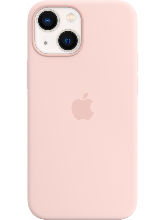 APPLE IPHONE 13 MINI SILICONE CASE WITH MAGSAFE - CHALK PINK