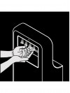 Secador automático de mãos TYPHOON XL - PRETO