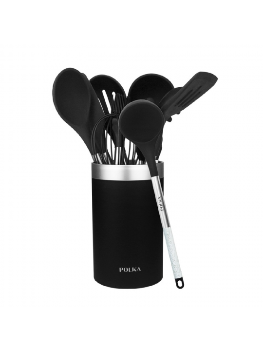 CONJUNTO 9 UTENSÍLIOS DE COZINHA POLKA EXCELLENCE FORCE