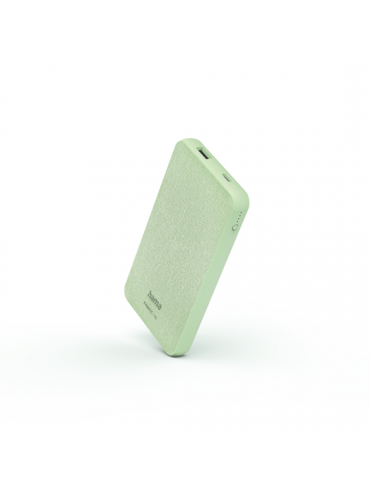 POWERBANK POWER PACK HAMA ´´FABRIC10´´,10000MAH,VERDE - 201660