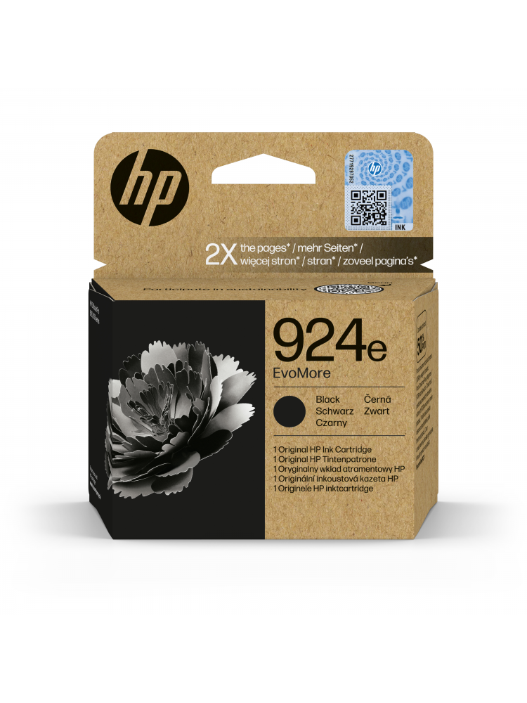 TINTEIRO HP 924E EVOMORE BLACK ORIGINAL INK CARTRIDGE