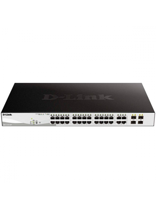 SWITCH D-LINK 24-PORT GIGABIT POE+ SMART SWITCH + 4 COMBO 