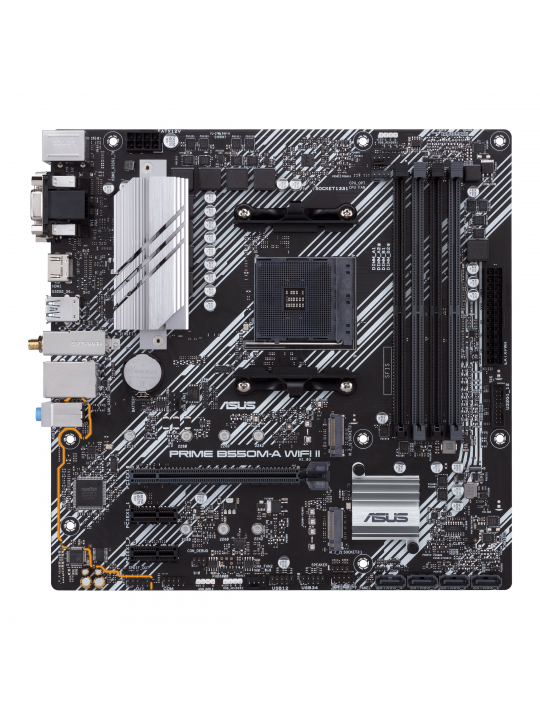 MOTHERBOARD ASUS AMD B550 SKT AM4 PRIME B550M-A WIFI II  4XDDR4 VGA/HDMI MATX