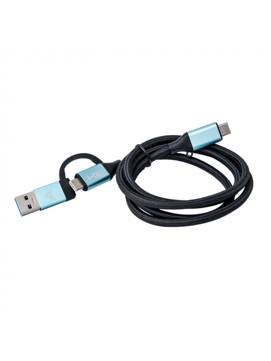 CABO USB-C I-TEC PARA USB-C COM ADAPTADOR USB 3.0 INTEGRADO 
