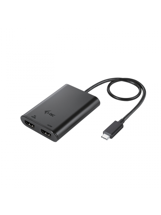 ADAPTADOR I-TEC USB-C DUPLO HDMI VIDEO 4K-60HZ (ÚNICO 8K-30HZ)  