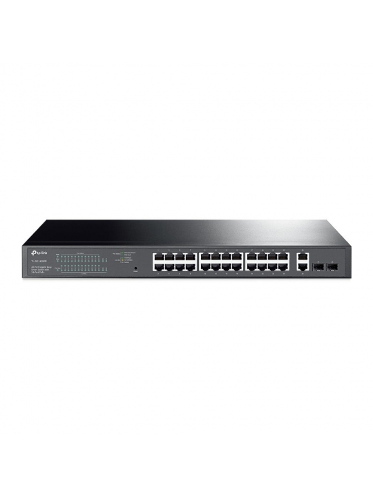 SWITCH C/GESTÃO TP-LINK 28-PORT GIGABIT C/ 24-PORT POE+ EASY SMART SWITCH - TL-SG1428PE