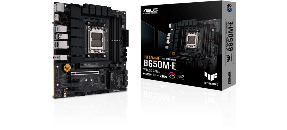 MOTHERBOARD ASUS TUF GAMING B650M E AMD AM5 B650 DDR5 PCIE 5.0 MICRO ATX