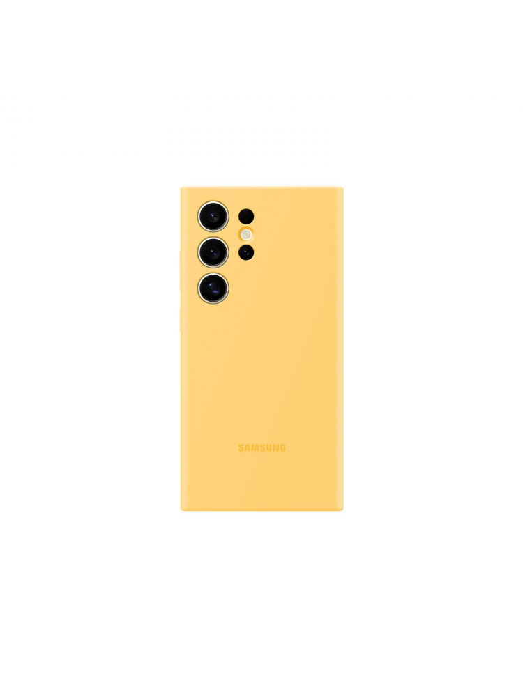 CAPA SAMSUNG DE SILICONE S24 ULTRA AMARELO