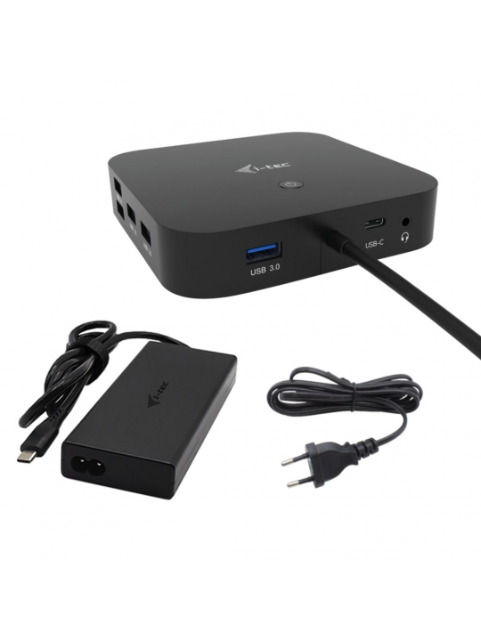 DOCKING STATION I-TEC USB-C HDMI 2X DISPLAYPORT ATÉ 100W + CARREGADOR 112 W