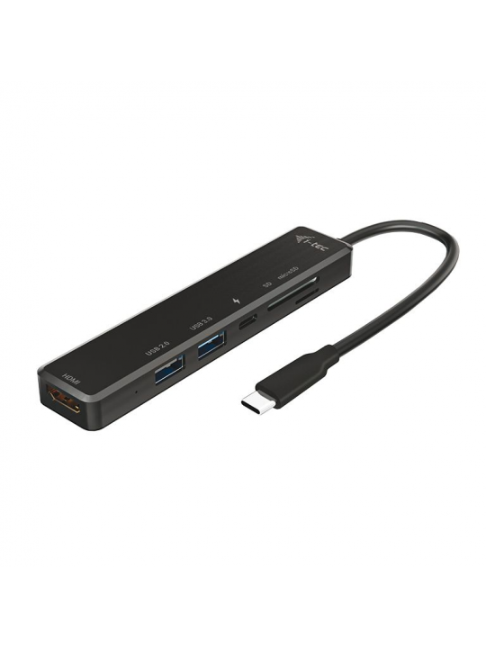 DOCKING STATION I-TEC EASY TRAVEL USB-C 4K HDMI COM ALIMENTAÇÃO ATÉ 60 W - S-CARREGADOR