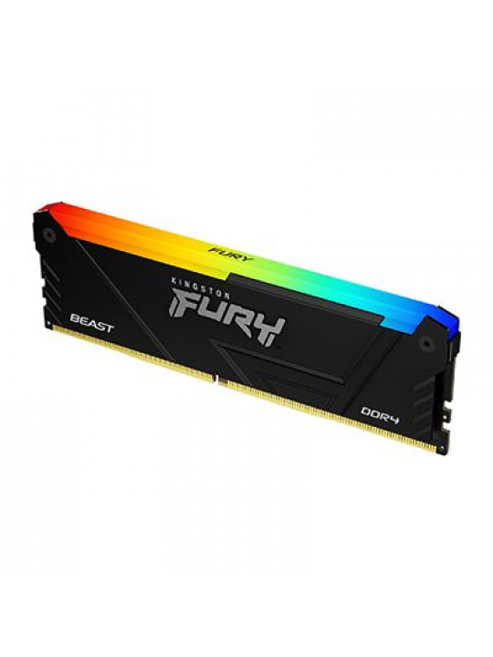 MEMÓRIA DIMM KINGSTON 16GB DDR4 3600MHZ CL18 FURY BEAST RGB