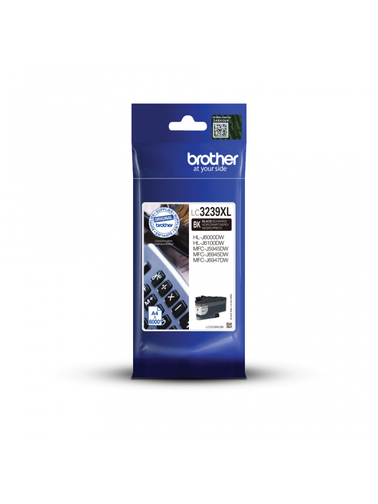 TINTEIRO BROTHER PRETO LC3239 XL