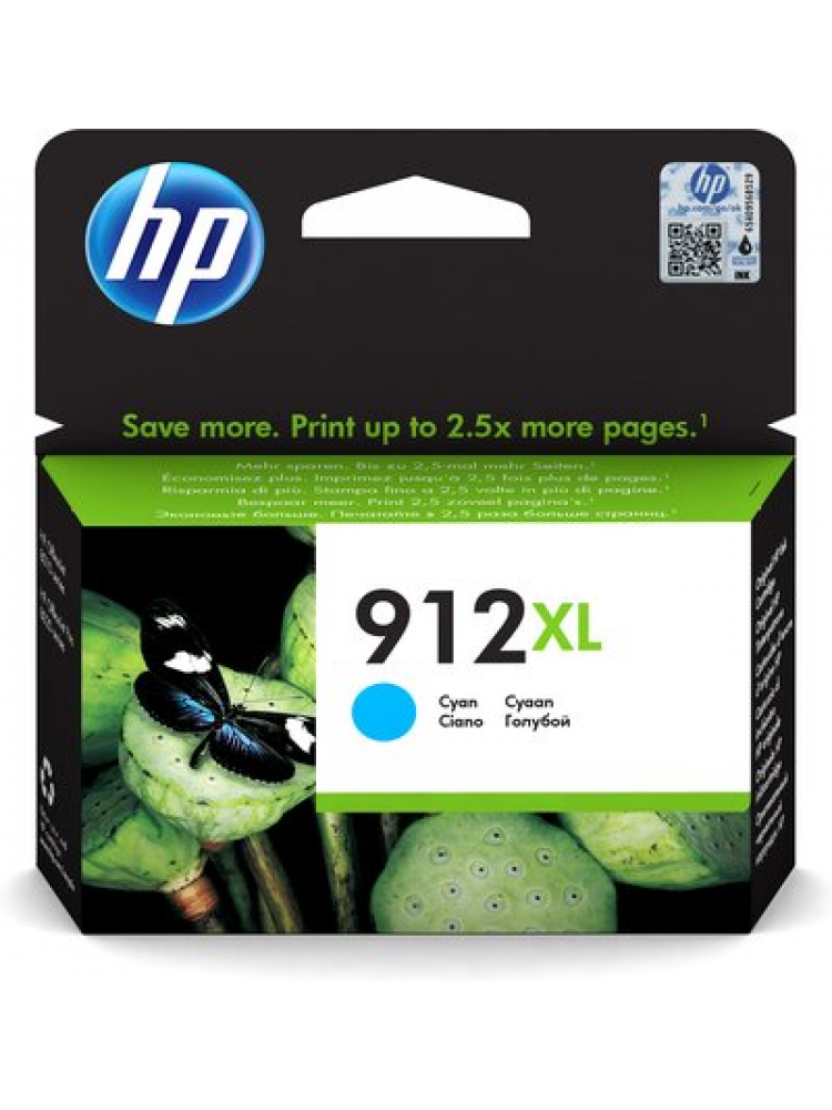 TINTEIRO HP 912XL CIANO - OFFICEJET PRO SERIES 8010-8020