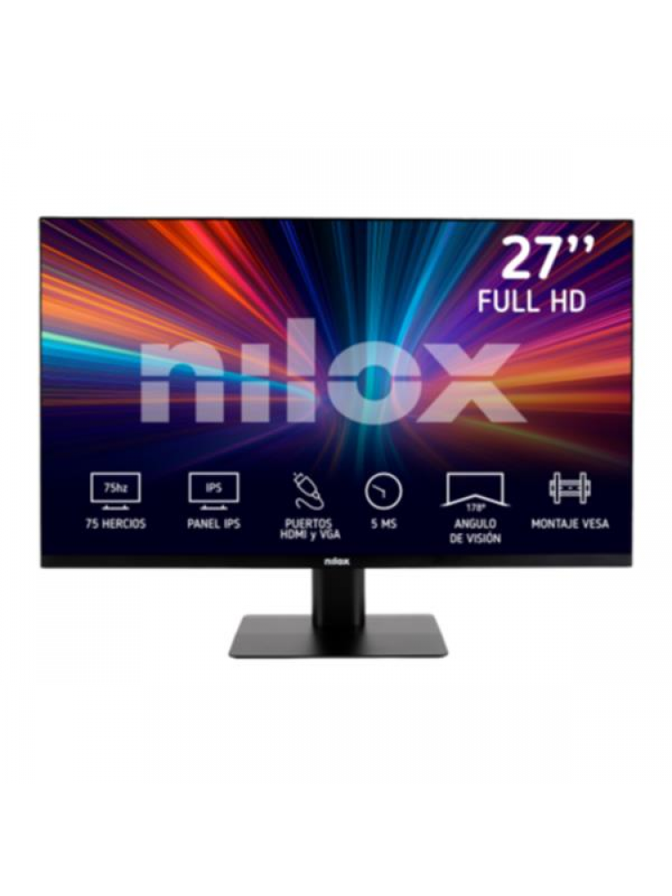 MONITOR NILOX 27', FULLHD, IPS, HDMI, VGA / 5MS