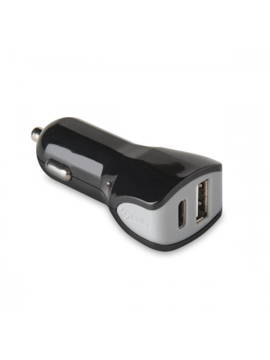 CARREGADOR AUTO CELLY USB C 17W