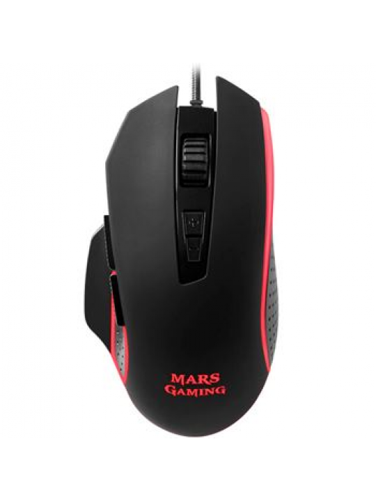 RATO MARS GAMING 4800 DPI, RGB, SOFTWARE, EXTENDED BASE, 8 BUTTONS - MM018