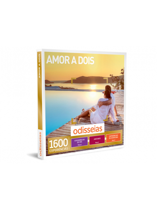 Pack Presente Odisseias - Amor a Dois | Experiência SPA, gourmet ou aventura | 2 pessoas