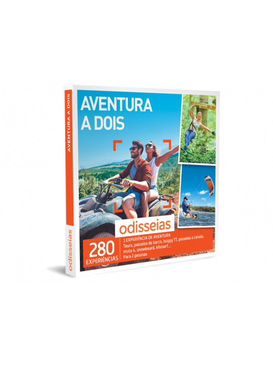 Pack Presente Odisseias - Aventura a Dois | Experiência de aventura | 2 pessoas