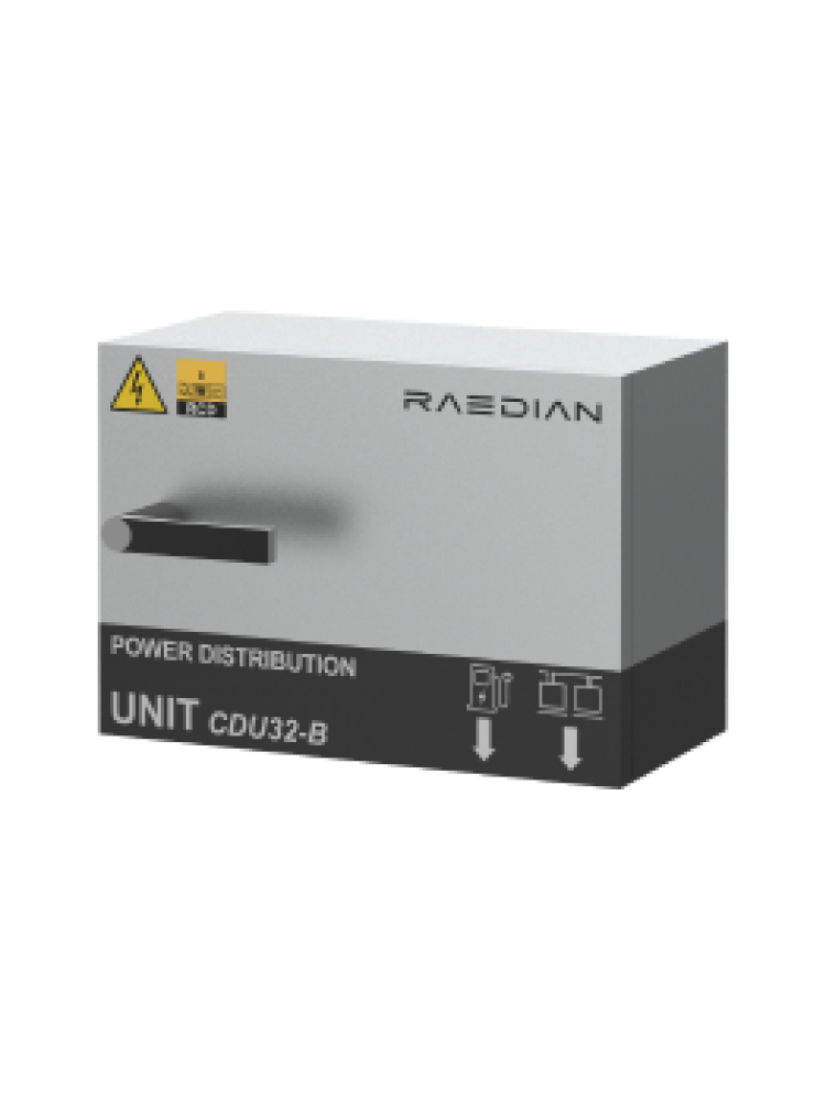 CAIXA ESTANQUE RAEDIAN ECPC Unit, 40A, 3 Fases, Tipo A - CDU-40A-3P-A